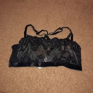 Lacey black bandeau